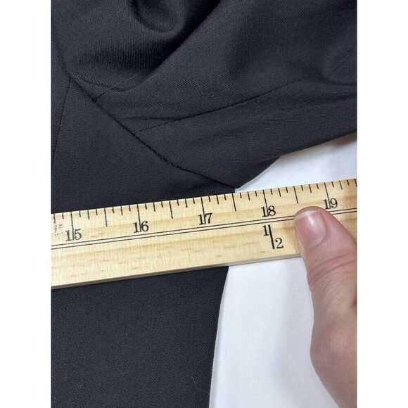 Dana Buchman Petite Formal Blazer Jacket Black Purple 4 Petite 4P - Picture 9 of 11